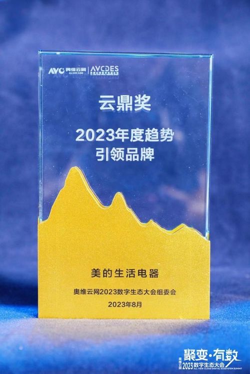 美的小家電榮膺2023奧維云網云鼎獎，悅云科技驅動生活家電領域再創新高